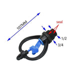 1/2" 3/4" Male lawn Irrigation 360 Degree Automatic Rotary Nozzle Sprinkler Garden lawn Watering Sprinkler 1PCS