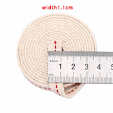 1Meter Kerosene Lamp Wick Braided Cotton Wick Flat Cotton Oil Lamp Wick For Oil Lamp