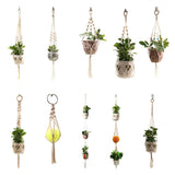 Hot Sales 100% Handmade Macrame Plant Hanger Plant Holder Flower /pot Hanger For Wall Decoration Countyard Garden