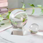 100mm Lensball Clear Glass Crystal Ball Healing Sphere Photography Props Gifts new Artificial Crystal Lens ball Decorative Balls