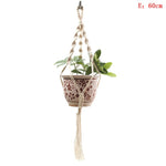 Hot Sales 100% Handmade Macrame Plant Hanger Plant Holder Flower /pot Hanger For Wall Decoration Countyard Garden