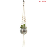 Hot Sales 100% Handmade Macrame Plant Hanger Plant Holder Flower /pot Hanger For Wall Decoration Countyard Garden