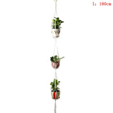 Hot Sales 100% Handmade Macrame Plant Hanger Plant Holder Flower /pot Hanger For Wall Decoration Countyard Garden