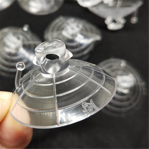 38mm 10Pcs Clear Sucker Suction Cups Button High-end Mushroom Head Suckers cup Transparent  Wedding