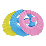 Bath shampoo cap ear protector child shower cap baby bath thickened protective cap safety soft top baby cap adjustable