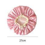 Thick 1Pcs Waterproof Bath Hat Double Layer Shower Hair Cover Women Supplies Shower Caps Bathroom Accessories