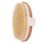 2020 Show Room High-grade Bamboo Bath Brush Bristles Horse Mane Bath Brush Mixed Massage Bath Brush Massage Shower Cleaning