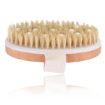 2020 Show Room High-grade Bamboo Bath Brush Bristles Horse Mane Bath Brush Mixed Massage Bath Brush Massage Shower Cleaning