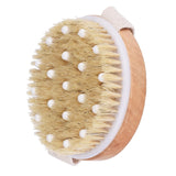 2020 Show Room High-grade Bamboo Bath Brush Bristles Horse Mane Bath Brush Mixed Massage Bath Brush Massage Shower Cleaning