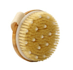 2020 Show Room High-grade Bamboo Bath Brush Bristles Horse Mane Bath Brush Mixed Massage Bath Brush Massage Shower Cleaning