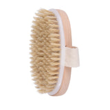 2020 Show Room High-grade Bamboo Bath Brush Bristles Horse Mane Bath Brush Mixed Massage Bath Brush Massage Shower Cleaning