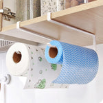 Door rack bathroom roll paper holder iron paper towel rack kitchen floating rack modern shelf ledge farm decoration