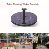 Hobbylane Solar Fountain Floating Garden Water Fountain Pool Pond Decoration Solar Powered Fountain Water Pump Drop Shipping