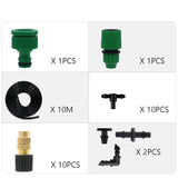 30 m jardim sistema de rega por gotejamento irrigação spray de irrigação automática sistema sprinkler jardim potted kit irrigação por gotejamento