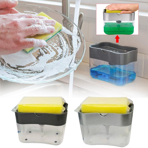 Soap dispenser pump Toilet Washing Bathroom Hand Push ABS Kitchen Home Sponge  Holder Water Resistant Hotel Portable Dispenser
