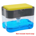 Soap dispenser pump Toilet Washing Bathroom Hand Push ABS Kitchen Home Sponge  Holder Water Resistant Hotel Portable Dispenser